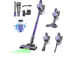 Promark V07 – 6-in-1 Draadloze Steelstofzuiger – 180W | Borstelloze Motor | Zakloos | Lichtgewicht | Stil & Krachtig