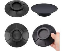 Trillingsdempers Wasmachine - 4-delige universele rubberen voetjes - Rubberen schokdempers voor wasmachines - Accessoires voor wasmachines - Antislipvoetjes voor wasmachines - Koelkast - Droger (4-delige - Zwart)