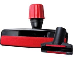 Dparts grote dierenhaarborstel én kleine zuigmond met rode strip - geschikt voor dierenharen, hondenharen, hondenhaar, kattenhaar verwijderen - stofzuigervoet, borstel, opzetstuk, hulpstuk, accessoire, stofzuigerborstel, stofzuigermondstuk, mondstuk