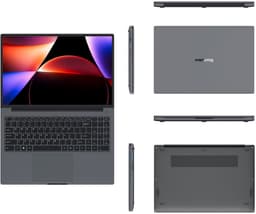 Blackview AceBook 12 Laptop - Intel Core i5-12450H - 16 inch FHD - 16GB DDR4 - 512GB SSD /2 TB - WiFi 6 - Window 11 Pro Notebook - UHD Graphics - Grijs — thumbnail 3
