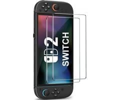 YONO Screen Protector Set – Geschikt voor Nintendo Switch 2 – Gehard Glas 2 Stuks – 9H Hardheid, Krast Niet en Bubbelvrij