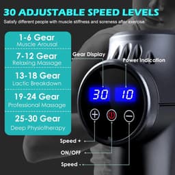Fasciaal Massagepistool – Diepe Weefselmassage voor Spierontspanning, Rug, Nek & Fitness Herstel — thumbnail 4