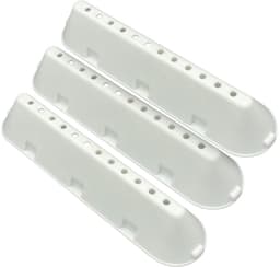 Fixem® trommelrib set geschikt voor Whirlpool 482000023096 - 225x53x40 - 12 gaatjes - 6 klemmen - C00268109 C00533119 - meenemerrib - wasmachine droger - 3 Stuks — thumbnail 2