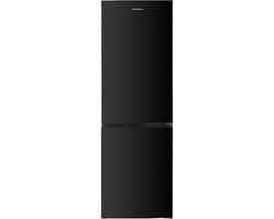 Inventum KV1840B No Frost energiezuinige koel-vriescombinatie - 184 cm hoog - 327 liter - Superkoelen - Supervriezen - Energielabel C - Vrijstaand - Zwart — afbeelding 1