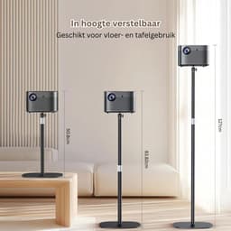 CRLYN® Beamer Statief - Projector Standaard - Beugel - Zwart — thumbnail 3