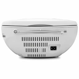 TechniSat VIOLA CD-1 - draagbare stereo cd-speler, boombox met praktische draaggreep (radio voor kinderen, FM-radiotuner, bluetooth-ontvangst, 2 x 1 W RMS-vermogen, net- en batterijvoeding) wit — thumbnail 5
