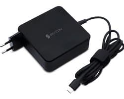 Siltcon® USB-C oplader 100W – USB C adapter – Oplader USB C – 15 tot 100W – 45W, 65W, 87W & 100W – Geschikt voor o.a. Windows Laptops, Tablets, Telefoons – 2 meter kabel