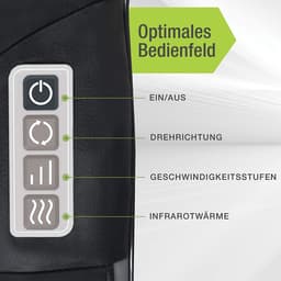 Shiatsu Massager voor Nek en Schouders - Massage Apparatuur met Warmte voor Spierpijnverlichting — thumbnail 4