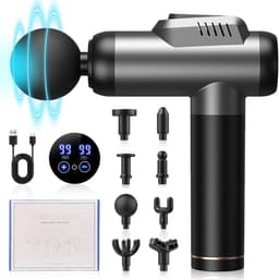 Diep Weefsel Massagepistool met 8 Verwisselbare Massagekoppen - Professionele Spiermassage, Draagbaar en Stijlvol, Ideaal voor Thuis en Kantoor — thumbnail 1