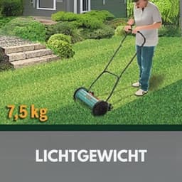 Thuys – Handmaaier – Grasmaaier Handmatig – Handgrasmaaier – Instelbare Maaihoogte – Lichtgewicht – Stijlvol Design – Groen — thumbnail 3