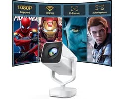 Mini beamer - Projector - Beamerscherm - Projectiescherm - Outdoor & Indoor Projector -