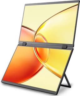 Luxe Portable Monitor Pro – 15.6 Inch – Beeldscherm voor Laptop – Verstelbaar – Draagbare Monitor – Opvouwbaar Scherm – Tri-Screen – Full HD — thumbnail 1