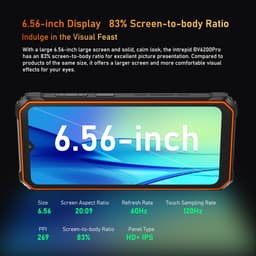 Blackview BV6200 Pro - Robuuste Smartphone - 18GB RAM - 128GB - 13000mAh - 6,56 inch - 4G Dual SIM - Android 14 - IP68 Waterdicht - NFC GPS - Groen — thumbnail 5