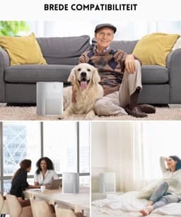 StayPowered Luchtreiniger - Aromatherapie en Stille Werking voor een Gezonde Slaapomgeving - 3in1 Filtersysteem - 360° Luchtinlaat - Nachtmodus - Eenvoudige Bediening - Geschikt voor Kleine Ruimtes - Zwart - Levering Sneller dan Aangegeven! — thumbnail 6