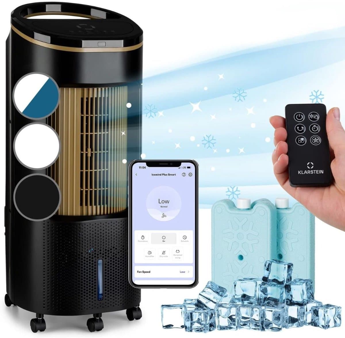 Mobiele Airco - Airconditioning - Ventilatoren - Airco Zonder Afvoerslang - Zwart — afbeelding 1