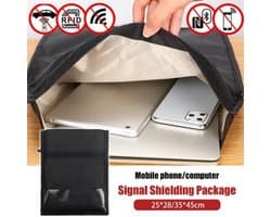 Laptop Straling Signaal Afscherming Tas Faraday Tas Rfid Anti-Diefstal Mobiele Telefoon Anti-Straling Faraday Tas Auto Sleutel Signaal Bescherming Straling Blokkeren Hoes