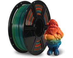 Meerkleurig PLA Filament 1,75 mm voor 3D-printer - 1 kg