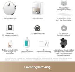 Mova V50 Ultra Complete Saugroboter mit Wischfunktion, Einer Saugkraft von 24.000Pa, anhebbare Navigation mit 6cm Hindernisüberwindung und Warmwasser-Wischen mit DuoSolution-System, wei? — thumbnail 5