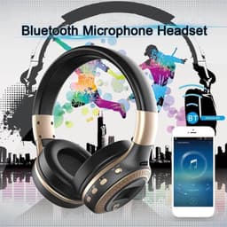 Zealot - Draadloze koptelefoon met microfoon goud B19 — thumbnail 4
