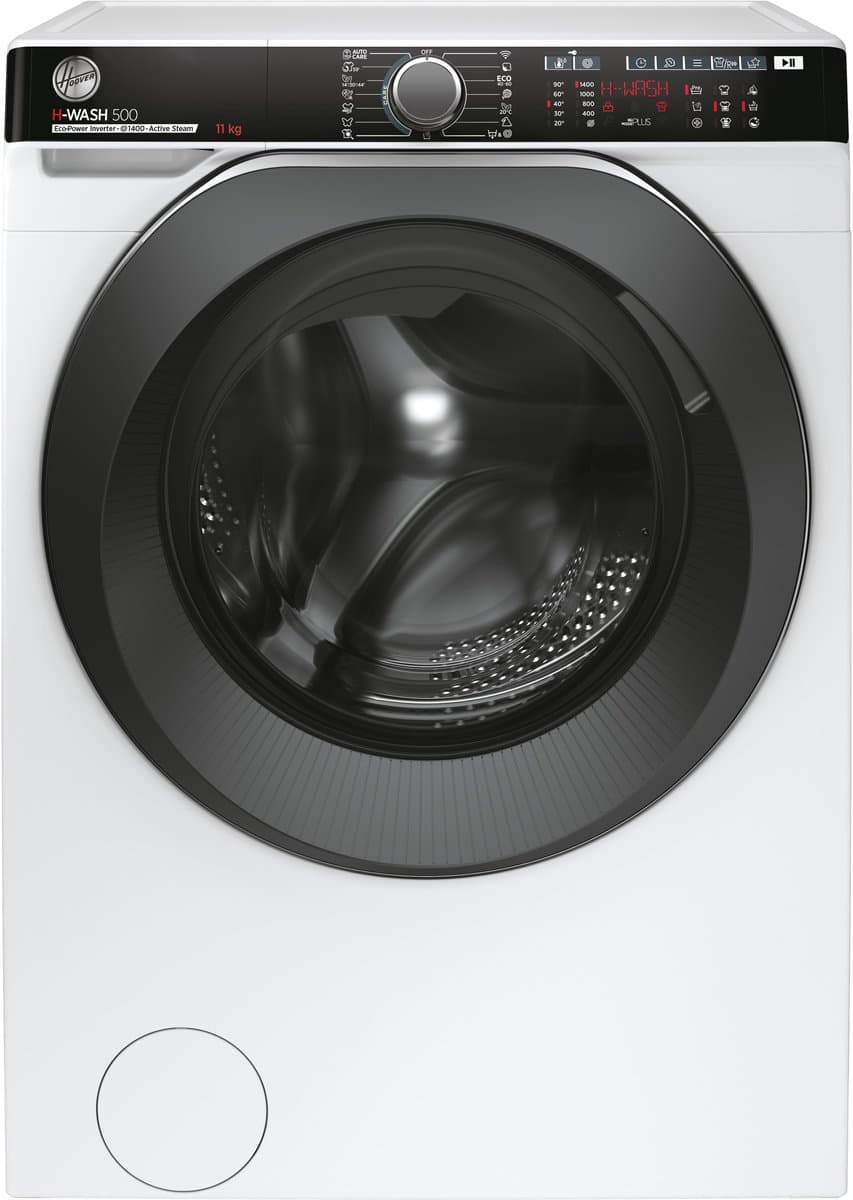 Hoover H-WASH 500 HWP 411AMBC/1-S wasmachine Voorlader 11 kg 1400 RPM Wit — afbeelding 1