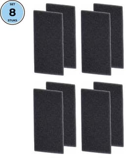 Bramokava 8x Filter geschikt voor Droger Whirlpool Bauknecht Ignis - 481010354757 - 220 x 110 mm - Spons Foam Schuimfilter — thumbnail 2