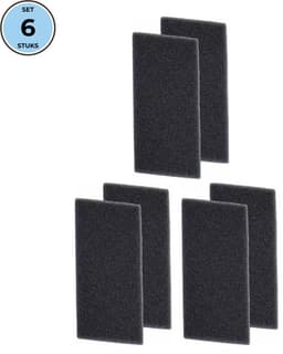 Bramokava 6x Filter geschikt voor Droger Whirlpool Bauknecht Ignis - 481010354757 - 220 x 110 mm - Spons Foam Schuimfilter — thumbnail 2