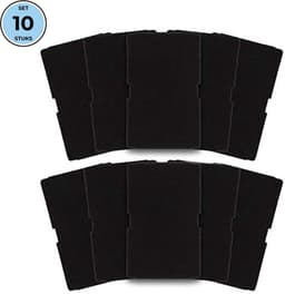 Bramokava 10x Filter geschikt voor Beko Blomberg Droger 2964840100 - 235 x 150 mm - Spons Foam Schuimfilter — thumbnail 2