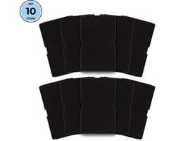 Bramokava 10x Filter geschikt voor Beko Blomberg Droger 2964840100 - 235 x 150 mm - Spons Foam Schuimfilter