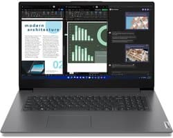 Lenovo V17 G4 IRU Intel® Core™ i7 i7-13620H Laptop 43,9 cm (17.3") Full HD 16 GB DDR4-SDRAM 512 GB SSD Wi-Fi 6 (802.11ax) Windows 11 Pro Engels Grijs