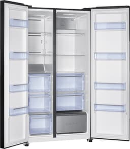 Frilec BONNSBS-680-040CB - Amerikaanse koelkast - C label - 5 Jaar Garantie - Supervriezen - Digitaal Display - Fresh Zone - 595 Liter - Zwart — thumbnail 3