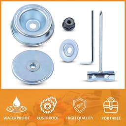 Adapterset met aansluitingen en verloopstukken geschikt voor Stihl FS55, FS70R, FS80, FS90, FS110, FS120 en andere modellen voor eenvoudige montage en gebruiksgemak — thumbnail 3