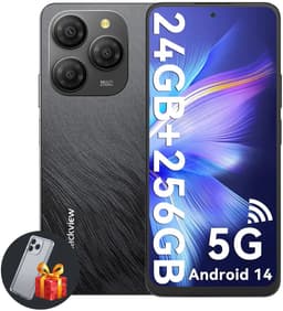 Blackview SHARK 9 Smartphone - 5G DUAL SIM - 24GB RAM 256GB ROM - Octa Core - Android 14 - 6.78 inch - 50MP - NFC - Zwart — thumbnail 1
