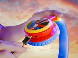 Superman - Led Light Up design - junior bluetooth hoofdtelefoon — thumbnail 3