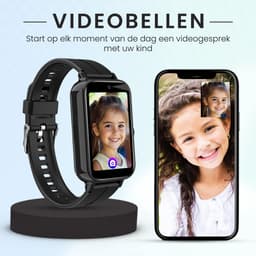 VUBIO A1 GPS Horloge voor Kinderen Met 3 Bandjes - Inclusief Simkaart - Bekijk De Locatie Van Uw Kind - Videobellen - De Leukste Kinder Smartwatch Voor Maximale Veiligheid & Plezier — thumbnail 4