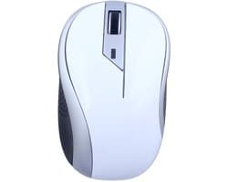 Draadloze optische muis voor Laptop en Computer - Optische Computer Muis – USB – Draadloos – Computermuis -2.4GHz - Wit