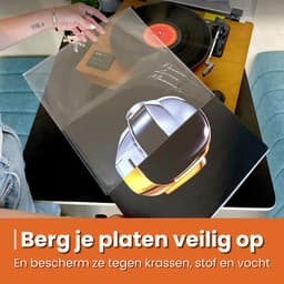 LP Hoezen 50 Stuks – Stevige Buitenhoezen - Biedt Jarenlange Bescherming - Glashelder - Vinyl Beschermhoezen - Platen Hoes - Outer Sleeves - Beschermhoes — thumbnail 2