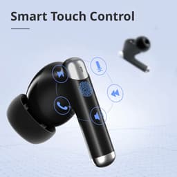 True Wireless Bluetooth Earbuds – Quad-Mic Noise Cancellation, 28 Hours Playtime, ENC Technology, Bluetooth Headphones — thumbnail 3
