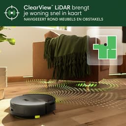 iRobot Roomba® 205 DustCompactor Combo - Robotstofzuiger met Dweilfunctie - Zwart - L1210 — thumbnail 3