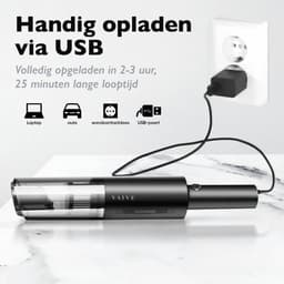 VAIVE Kruimelzuiger snoerloos - Incl. opzetstukken - Modern - Handstofzuiger — thumbnail 3