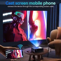 Mini Beamer - Projector 4K - Home Cinema — thumbnail 3