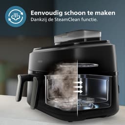 Philips 5000 Series Dual Basket Airfryer - NA551/00 - Stoomfunctie - Dubbele Mand - 9L - Tot 6 Personen — thumbnail 10