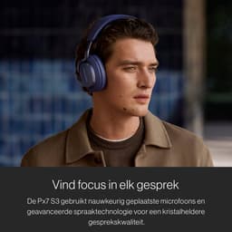 Bowers & Wilkins Px7 S3 Draadloze Over-Ear Hoofdtelefoon, Geavanceerde Noise Cancelling, 30 Uur Afspelen, 8 Microfoons, Snelladen, aptX Lossless - Canvas Wit — thumbnail 4