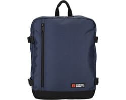 Enrico Benetti Amsterdam Underseater / Cabin Rugzak - 17 inch laptop, 24L - 54687 - Donkerblauw