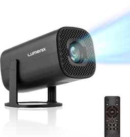 Lumenix® S2 - Mini Beamer 2025 - Alles-in-één Smart TV Projector - 4K Ultra HD & Voor iOS & Android - Zwart — thumbnail 1