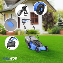 Elektrische grasmaaier 1200 W met 34 cm maaibreedte en 30 liter grasopvangmand — thumbnail 3