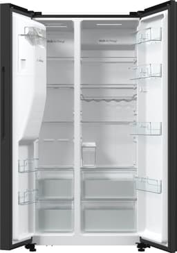 Hisense RS5P535NTFE vrijstaande koel-vriescombinatie - 535 liter capaciteit - Side-by-Side - NoFrost - roestvrij staal — thumbnail 3