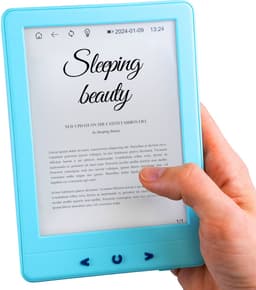 eReader 6 inch - E-Reader met Backlight - Ebook Reader - 17H Schermtijd - 4GB - Blauw - Silvergear — thumbnail 1