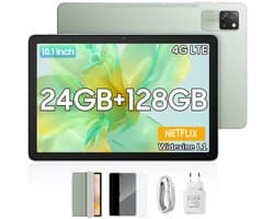 Blackview Tab 60 Pro Tablet - 4G - 8GB RAM - 128GB - 10.1 inch - Android 14 - Unisoc T606 Octa core - Widevine L1 - Groen
