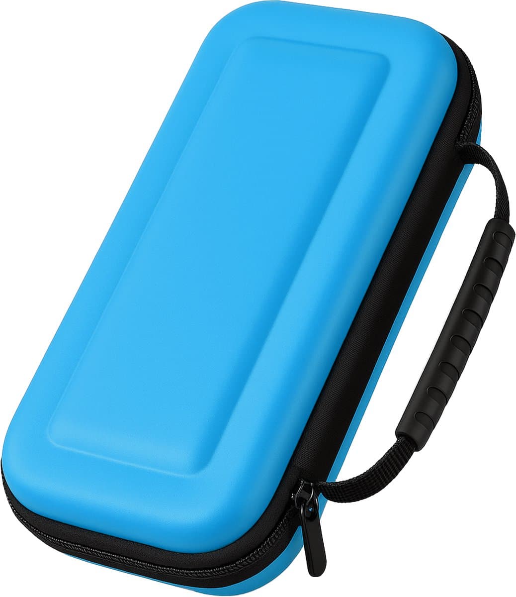 Hoesje Geschikt voor Nintendo Switch 2 Hoes Bescherm Case Hardcover - Hoes Geschikt voor Nintendo Switch 2 Case - Blauw — afbeelding 1