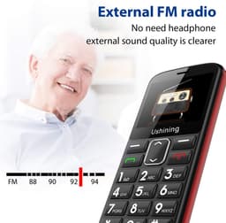 Senioren Mobiele Telefoon 4g - Senioren GSM -Zwart — thumbnail 3